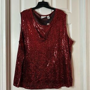 Fashion Bug sparkly tank, size 26/28W